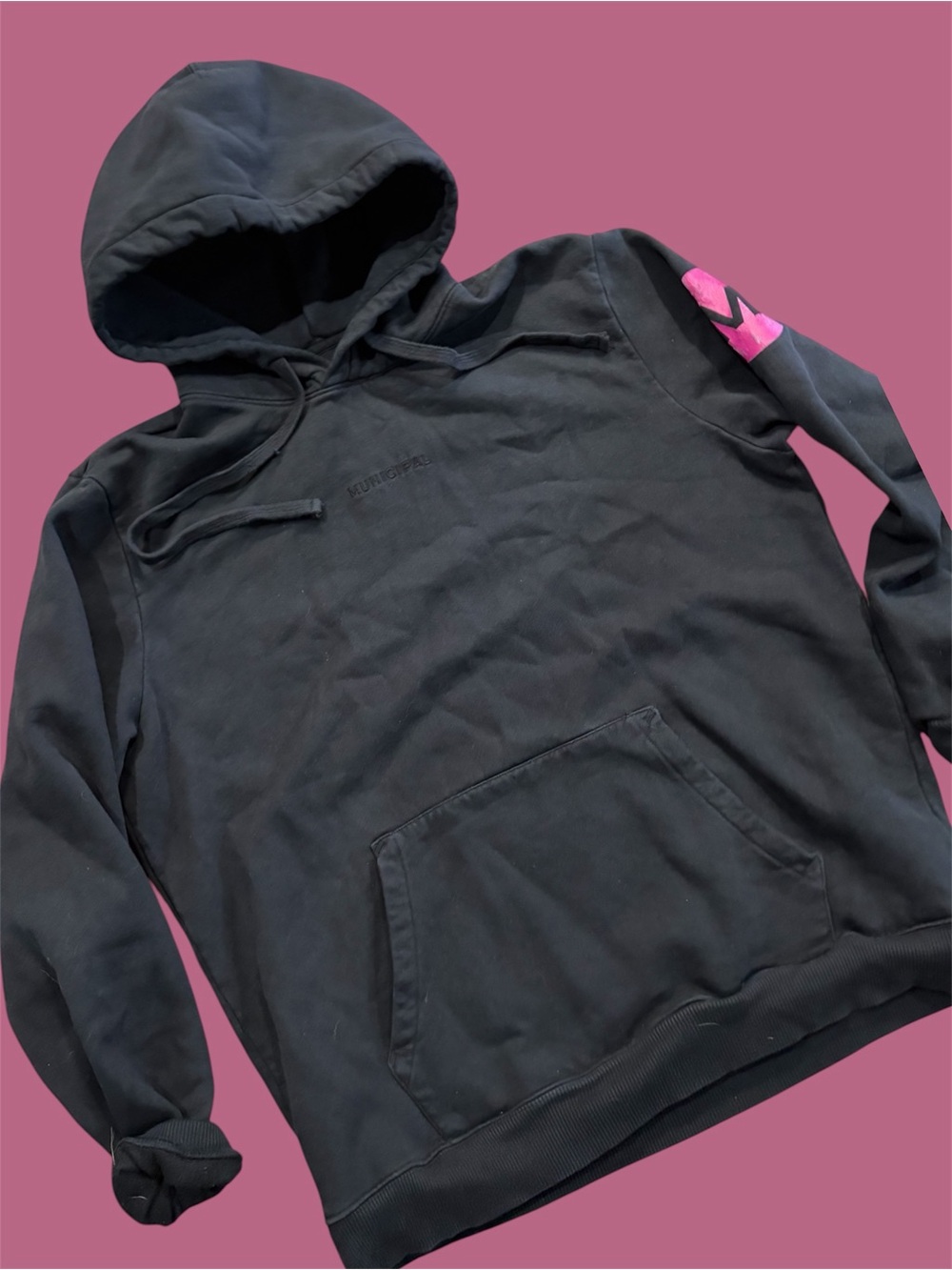 Men's Municipal Sport Utility Gear Black Hoodie